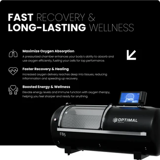 Optimal Health F85 Steel HBOT Chamber – Mild Hyperbaric Oxygen Therapy