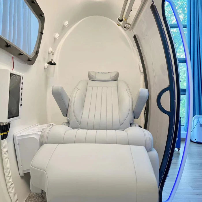 Optimal Health Seated Steel Hyperbaric Oxygen Therapy Chamber – Professional-Grade Wellness & Recovery Solution