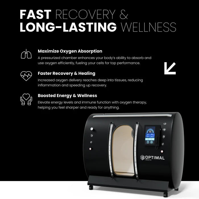 Optimal Health Seated Steel Hyperbaric Oxygen Therapy Chamber – Professional-Grade Wellness & Recovery Solution