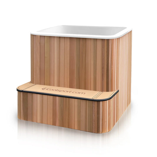 iCool Sport Ultra Cedar Cold Plunge Tub (No Chiller)